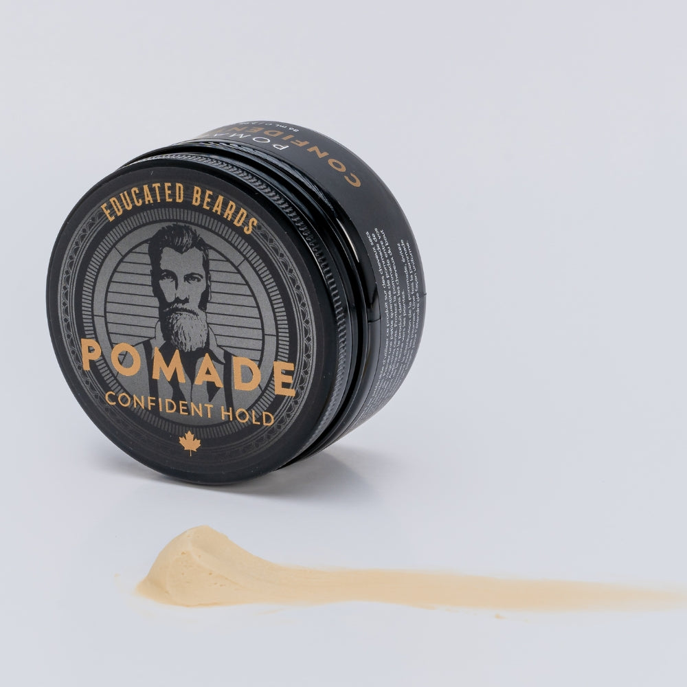 Confident Hold Pomade - Strong Flexible Hold Natural Finish (86ml/2.9oz)