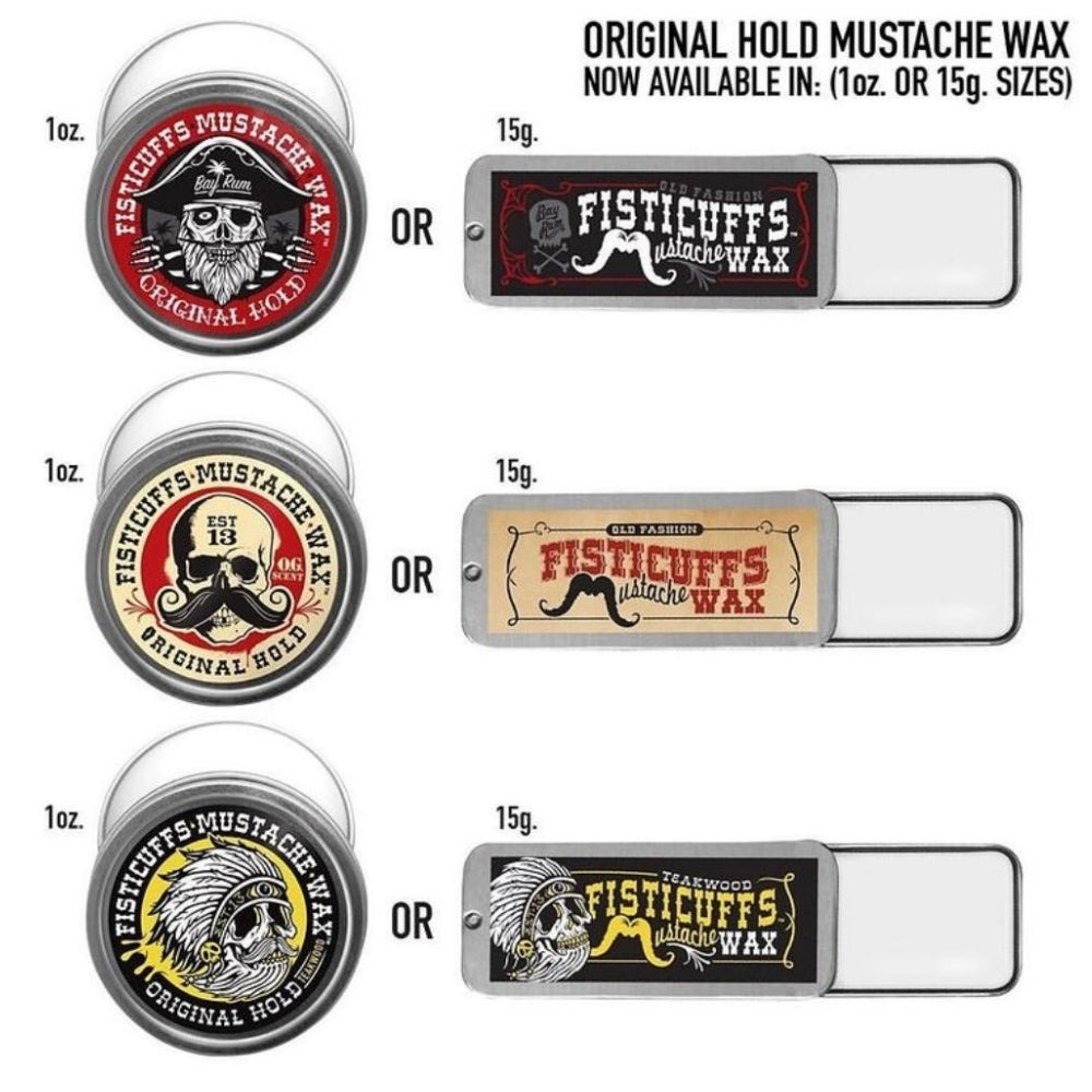 Moustache Wax "OG Scent" - Original Hold (30ml/1.0oz)