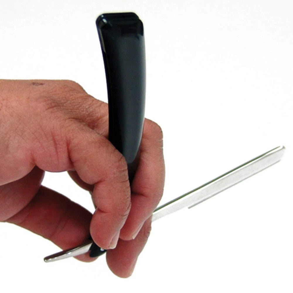 Plier Professional Haircutting Razor - Stainless Steel & Silicone Resin Handle - Black