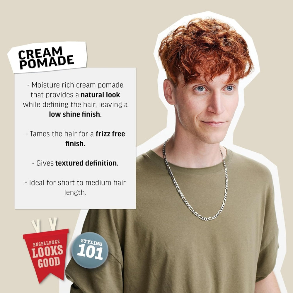 Crème coiffante "Cream Pomade" - Tenue et brillance légère (85g/3.0oz)