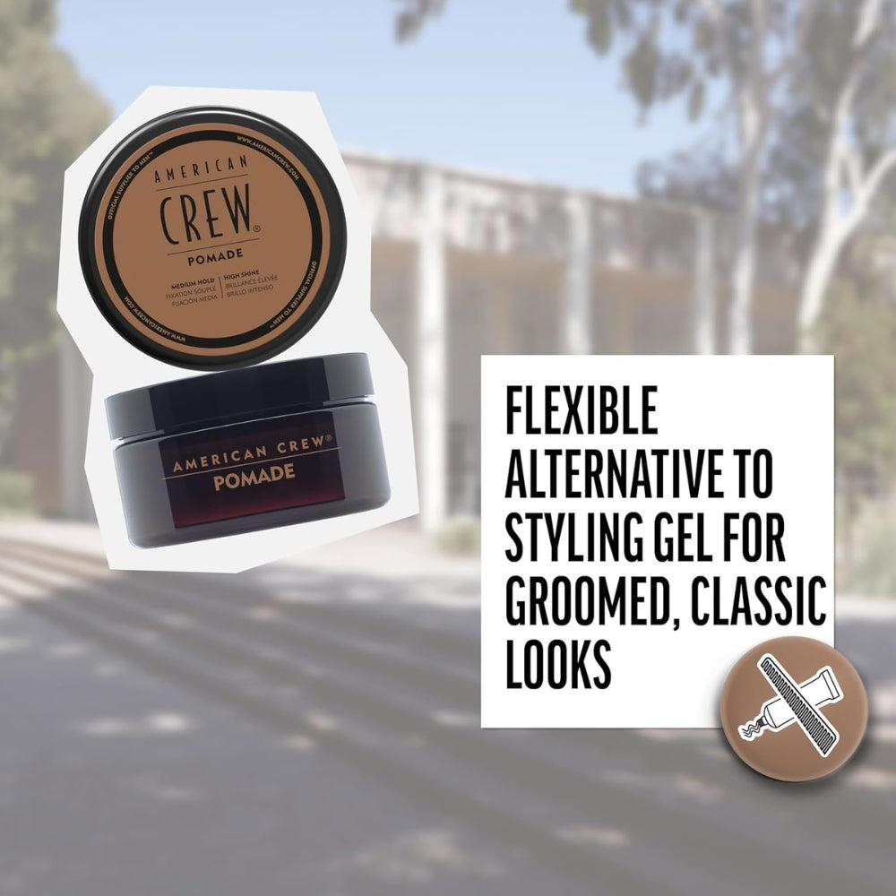 Pomade - Medium hold & high shine (85g/3.0oz)