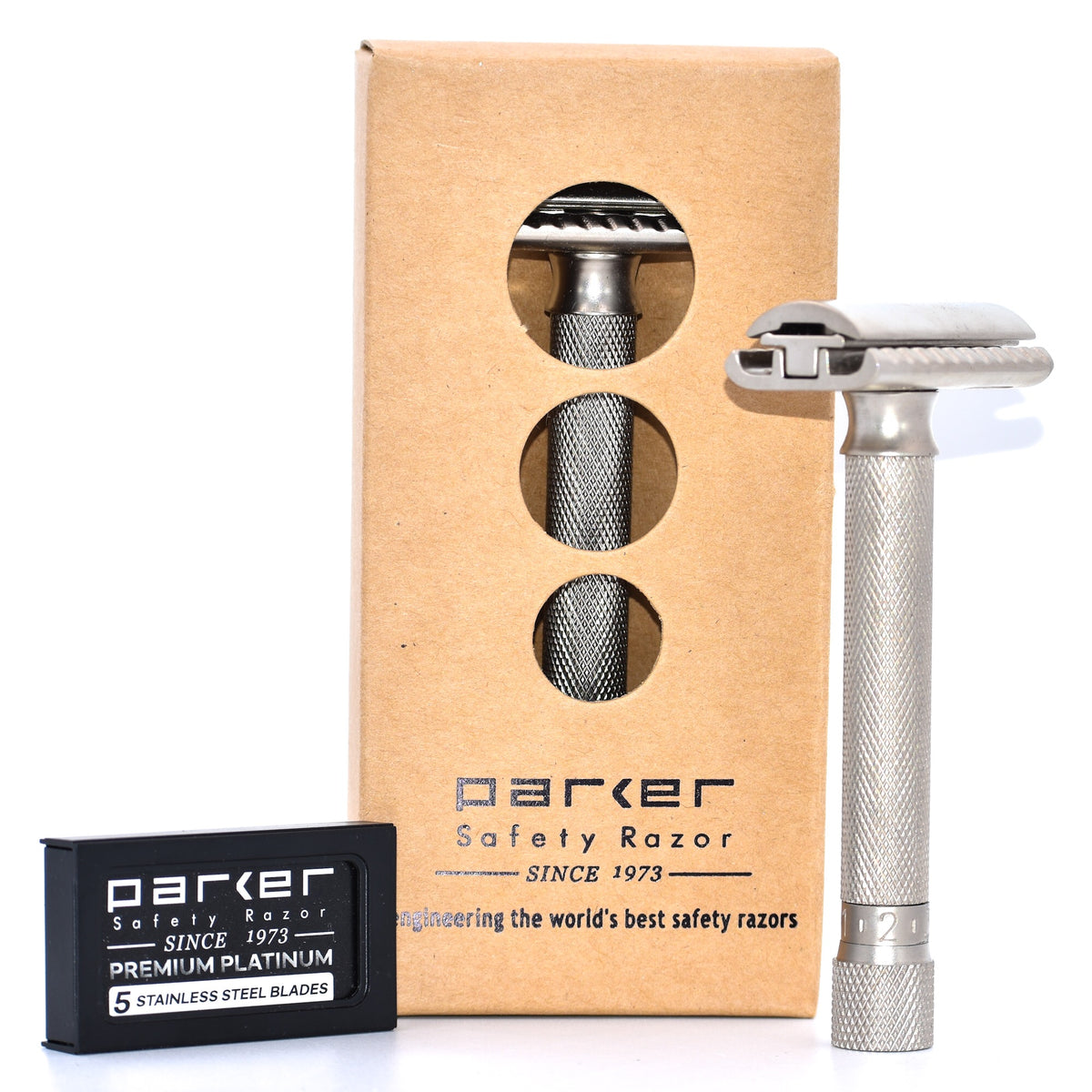 Var-Sc Variant Adjustable Safety Razor - Satin Chrome