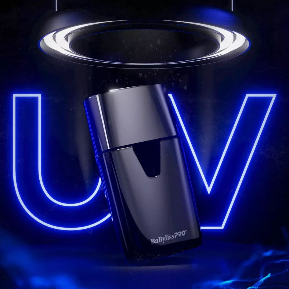 UVFoil UV-Disinfecting Metal Single Foil Shaver - Black Titanium
