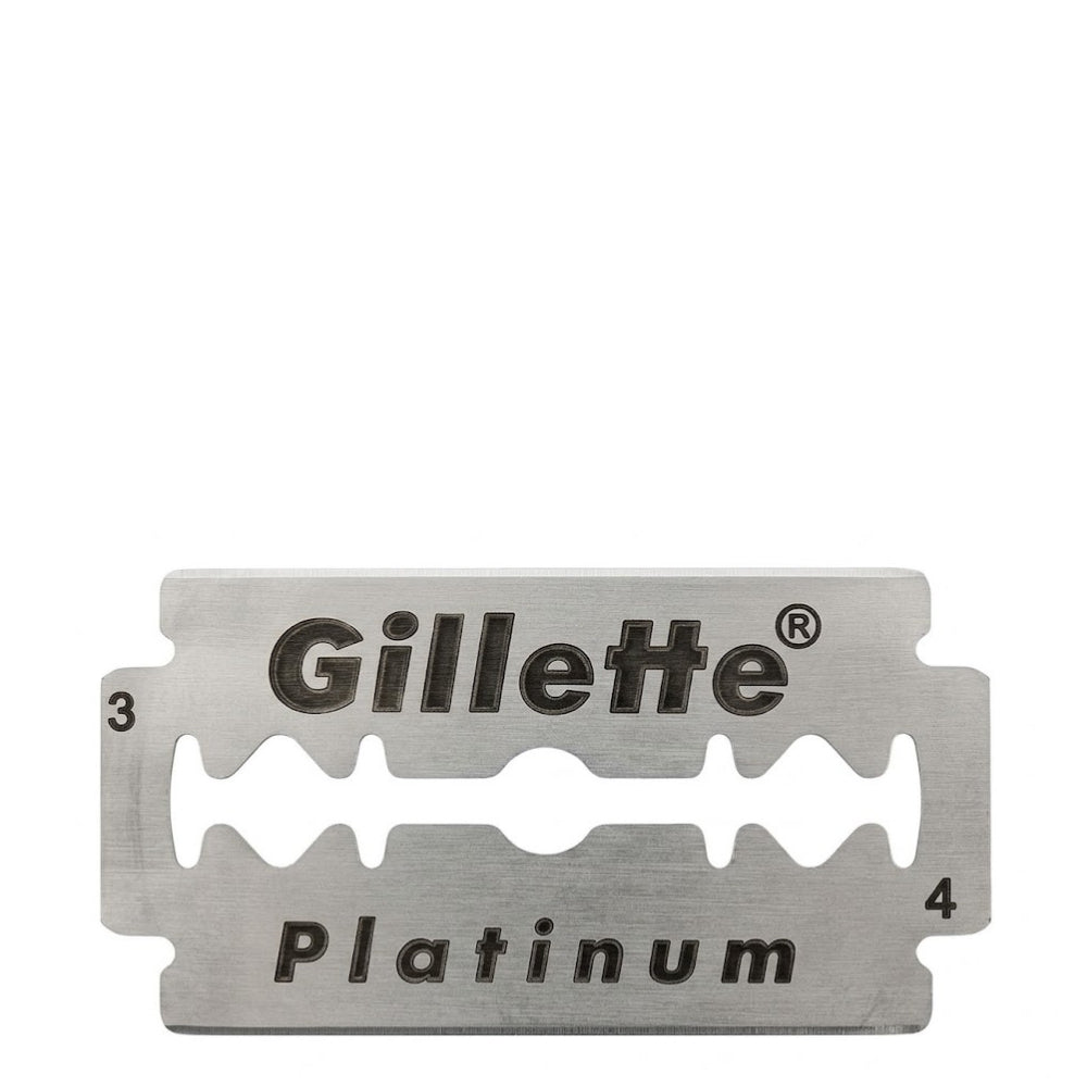 Gillette - Platinum lames de rasoir à double tranchant - (Paques de 5 lames)