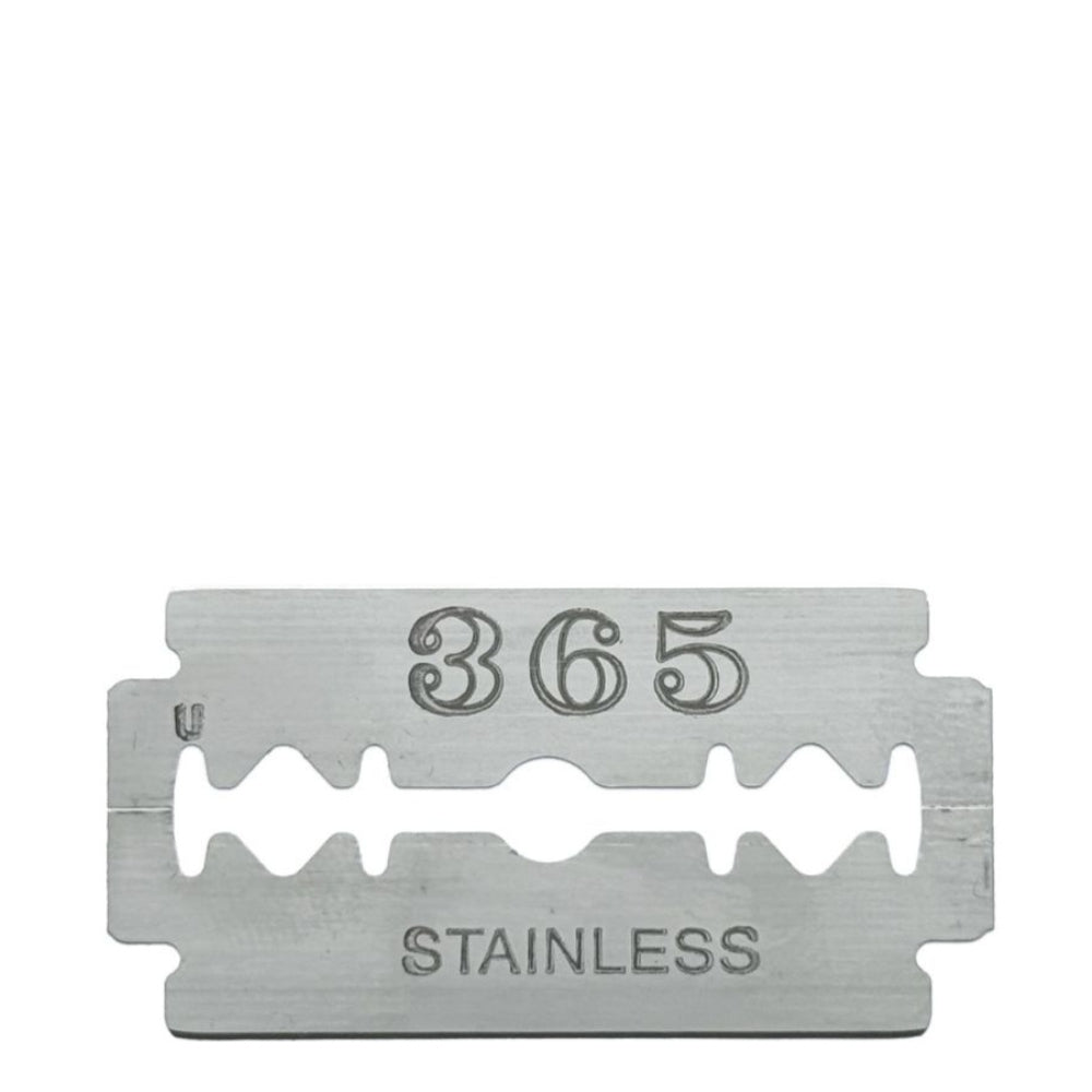 Lames de rasoir à double tranchant 365 en acier inoxydable (Paquet de 5)
