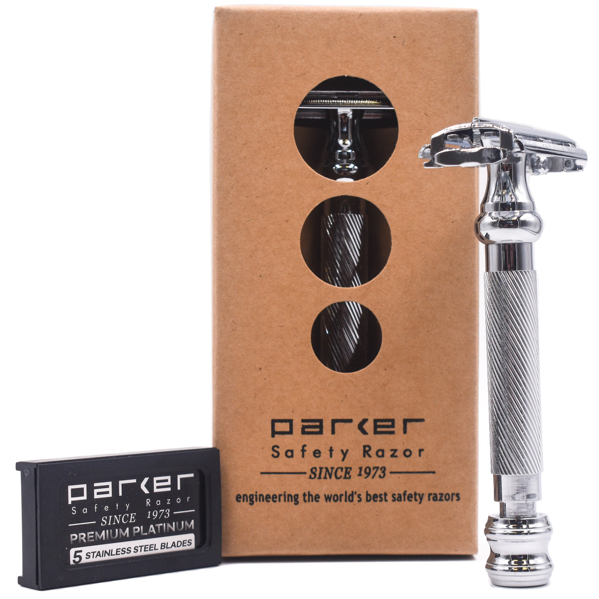 99R butterfly open safety razor - Chrome