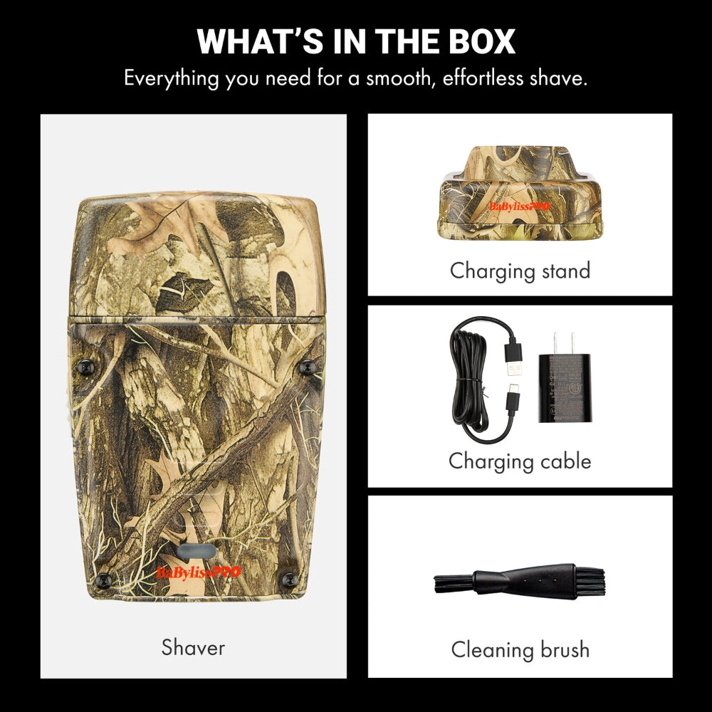 FXLPFS1CAM LO-PROFX Compact Single-Foil Shaver - Camo