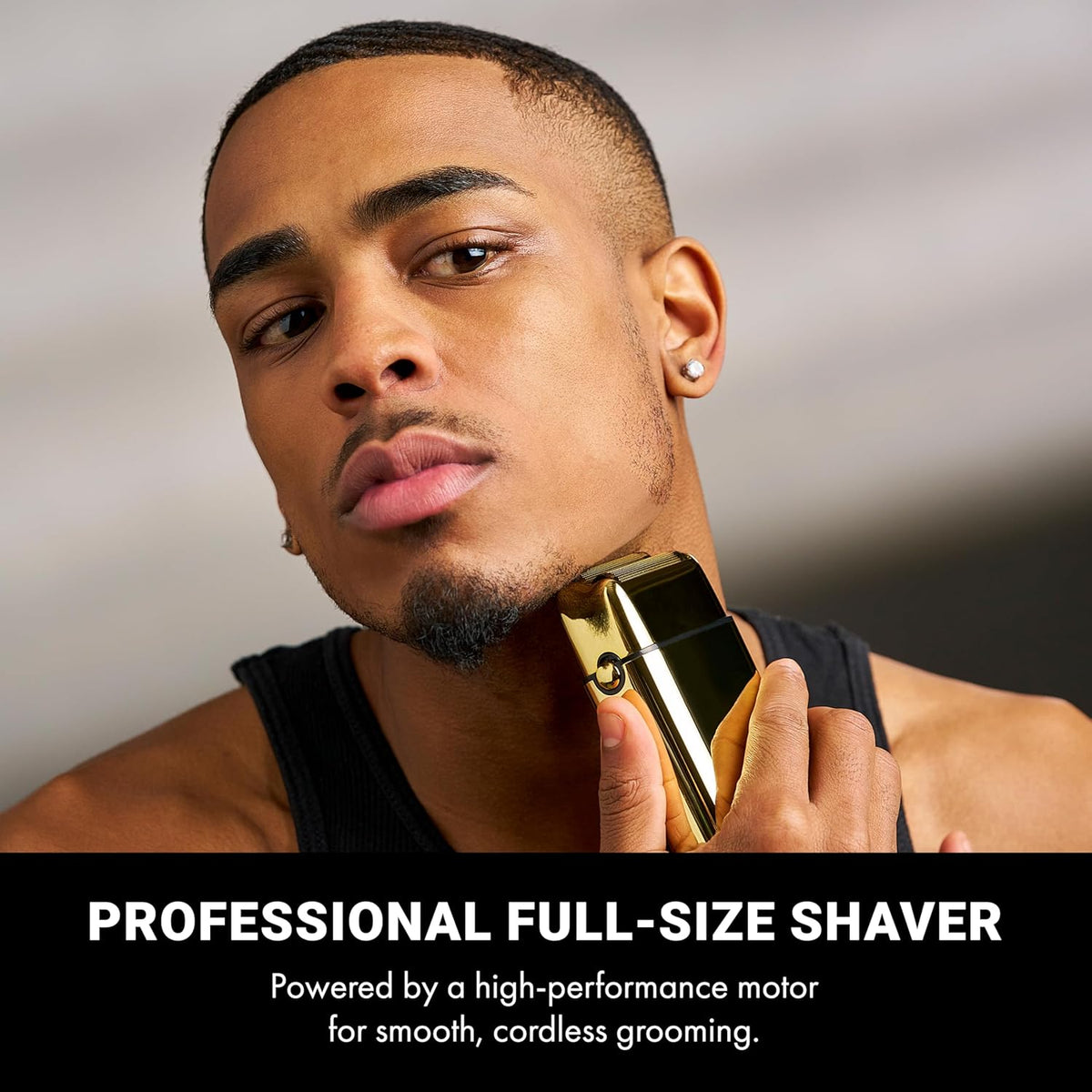 FoilFx02 Cordless Metal Double Foil Shaver - Gold