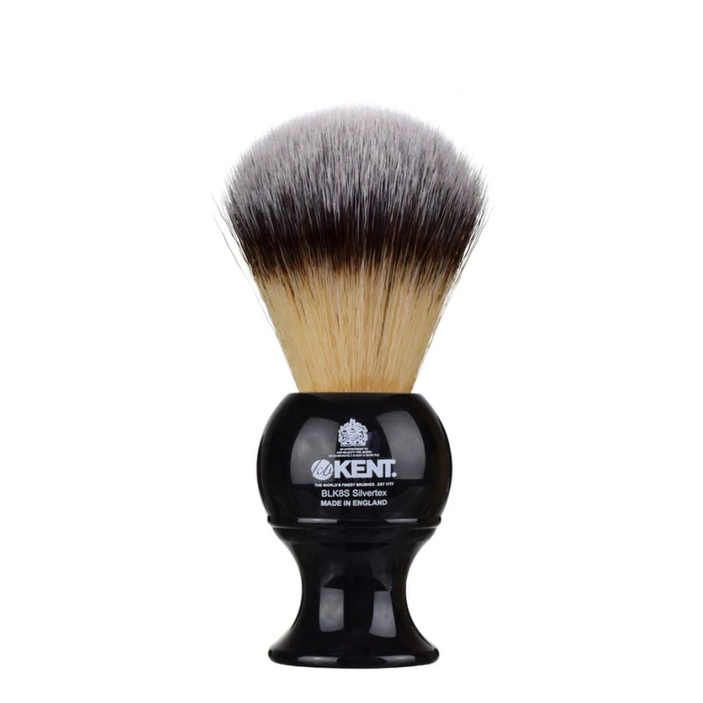 Blaireau de rasage en résine noir "Synthetic Shaving Brush" - Medium (23mm/0.91") - BLK8S