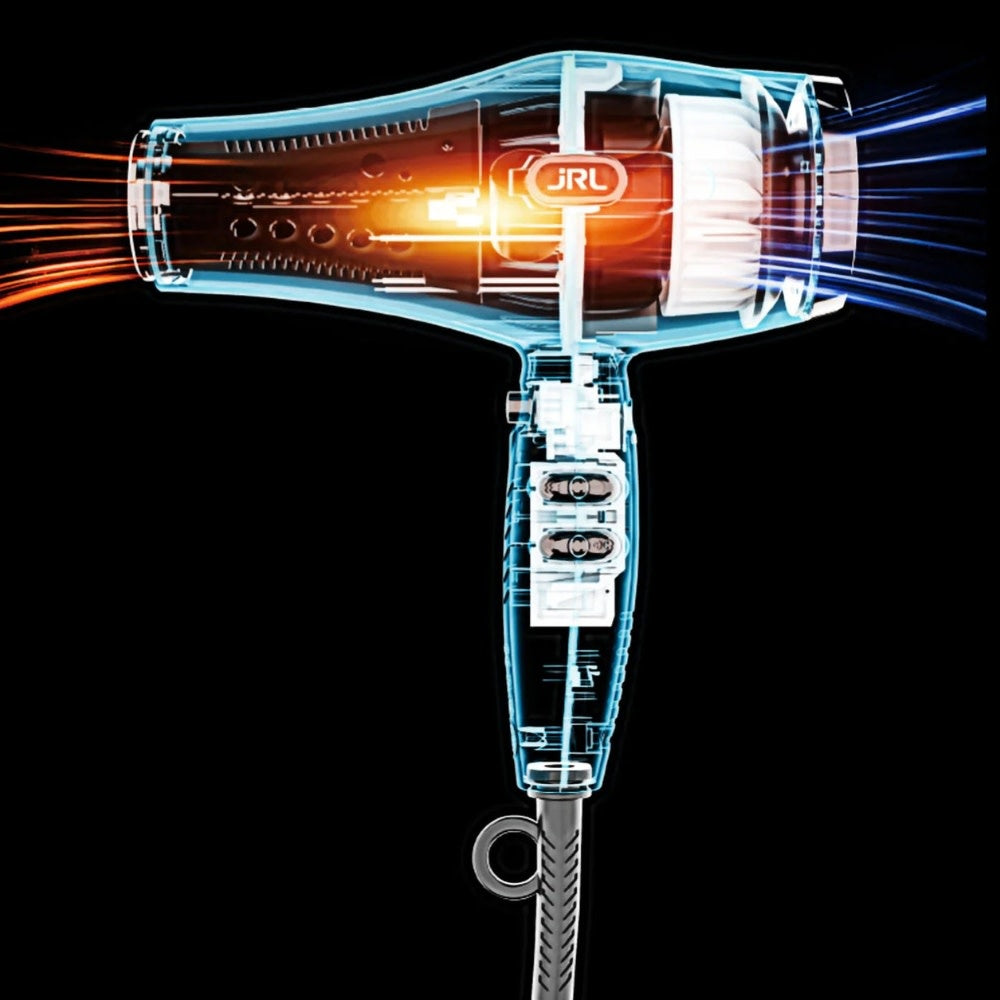 X Lamborghini - Forte PRO Lite Powerful Ultra-Light Hair Dryer - 1850 Watts - Black