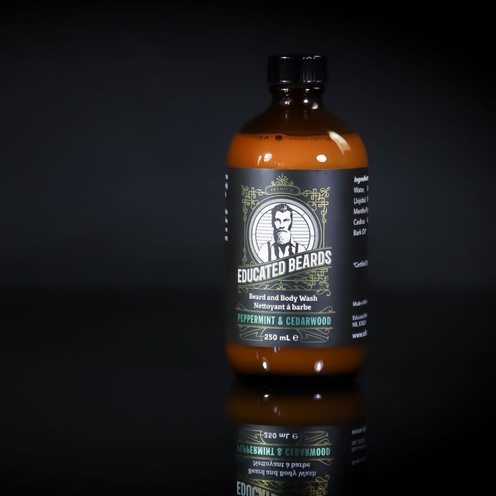 Nettoyant à barbe "Peppermint Cedarwood" (250ml/8.5oz)