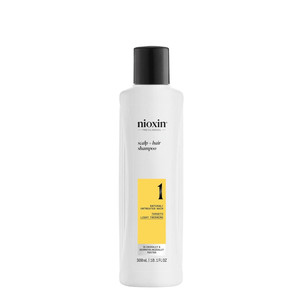 System 1 Scalp + Hair Shampoo - For Natural Hair with Light Thinning