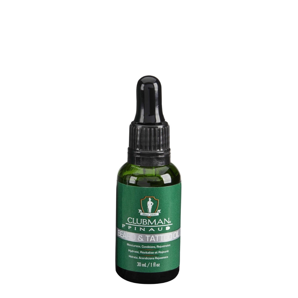 Huile à barbe et tatouage - Hydrate, revitalise et rajeunit (30ml/1.0oz)