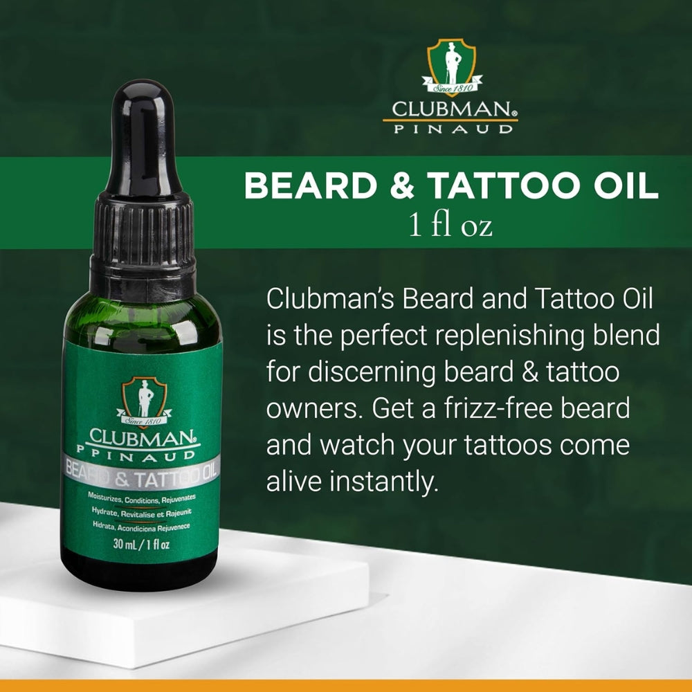 Beard & Tattoo Oil - Moisturizes, Conditions and Rejuvenates (30ml/1.0oz)