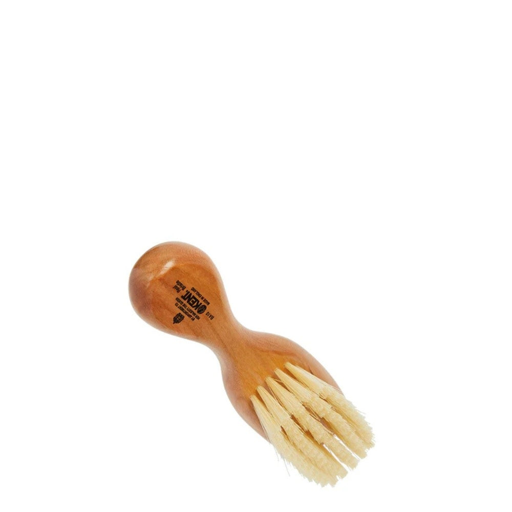 KENT. - Brosse pour bébé "Baby Brush" - Fabriquée en bois de cerisier avec des poils blancs ultra doux (185mm/7.28") - BA10