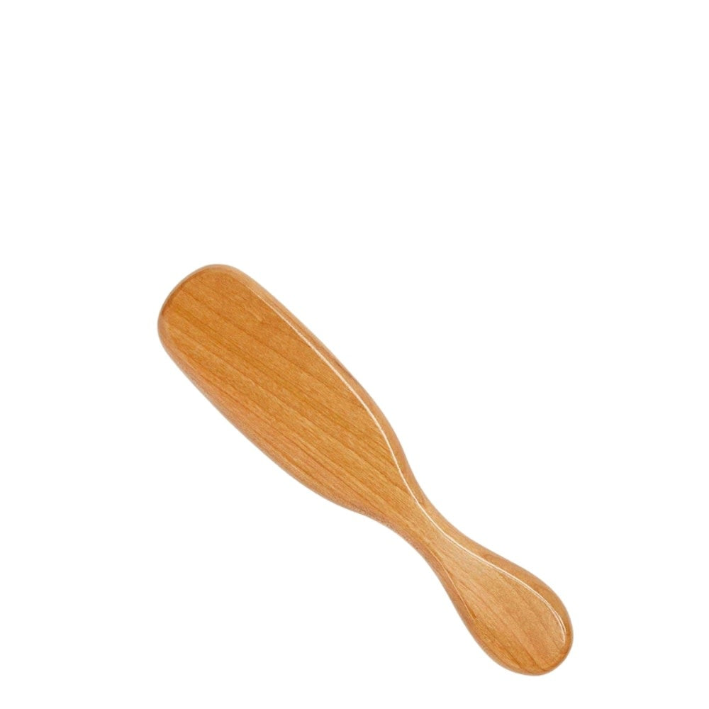 KENT. - Brosse pour bébé "Baby Brush" - Fabriquée en bois de cerisier avec des poils blancs ultra doux (185mm/7.28") - BA10
