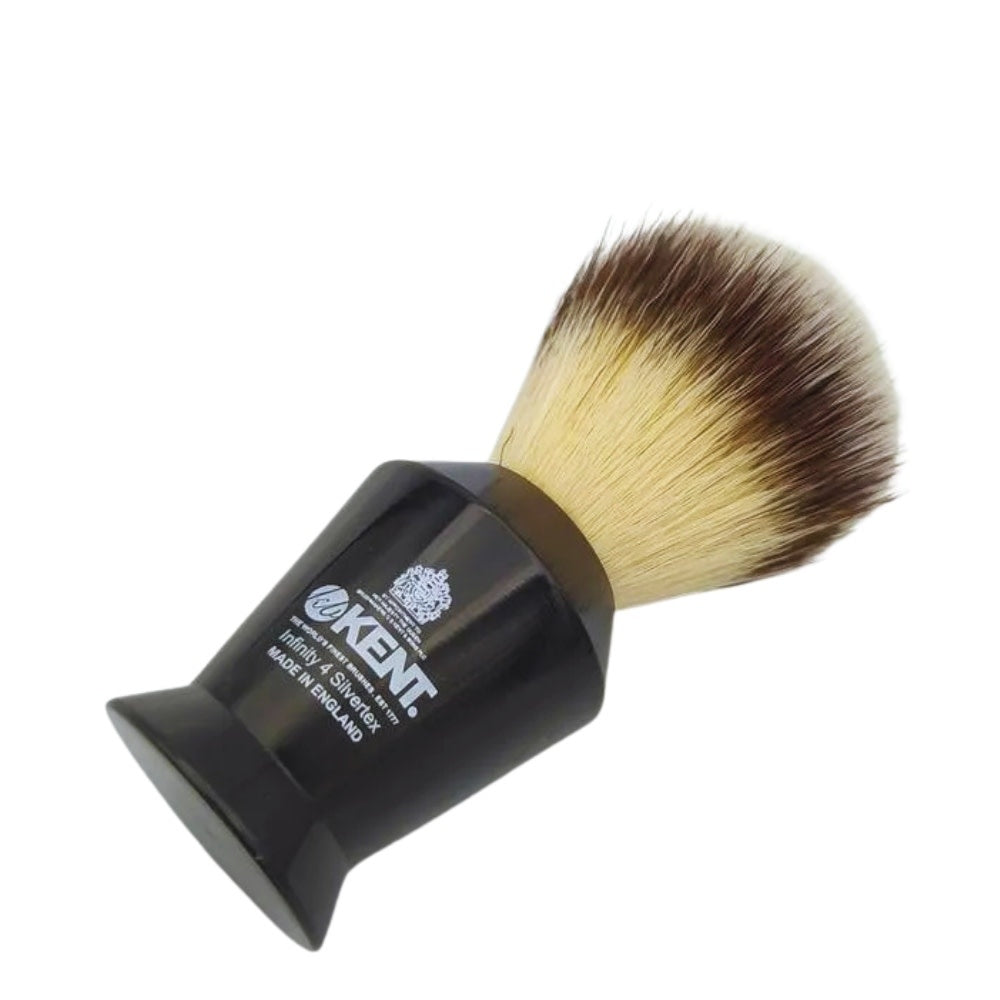 Blaireau de rasage 100 % synthétique "Infinity Plus" Noir - Medium (22mm/0.87") - INF4