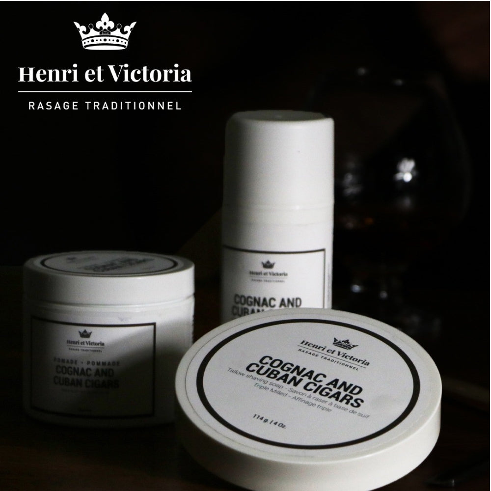 Cognac and Cuban Cigars vegan Shaving Soap (114g/4.0oz)
