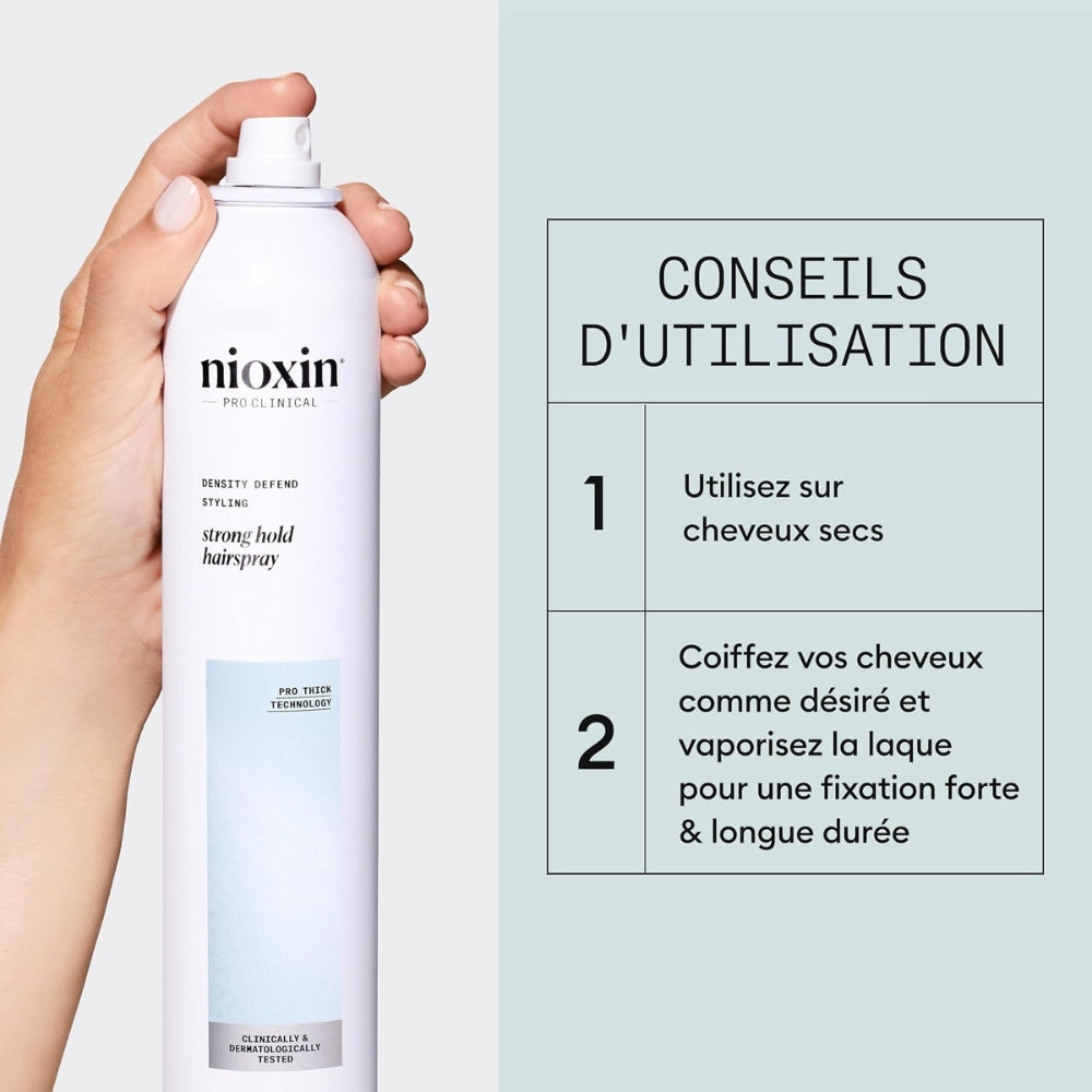 Spray coiffant à tenue forte "Strong Hold Hairspray" - Pour des looks finaux plus durables (300ml/10.5oz)
