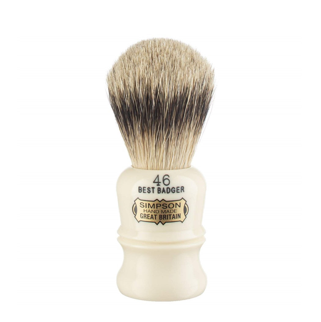 Blaireau - Berkeley 46 "Best Badger" Ivoire - Petit (19mm/0.74")