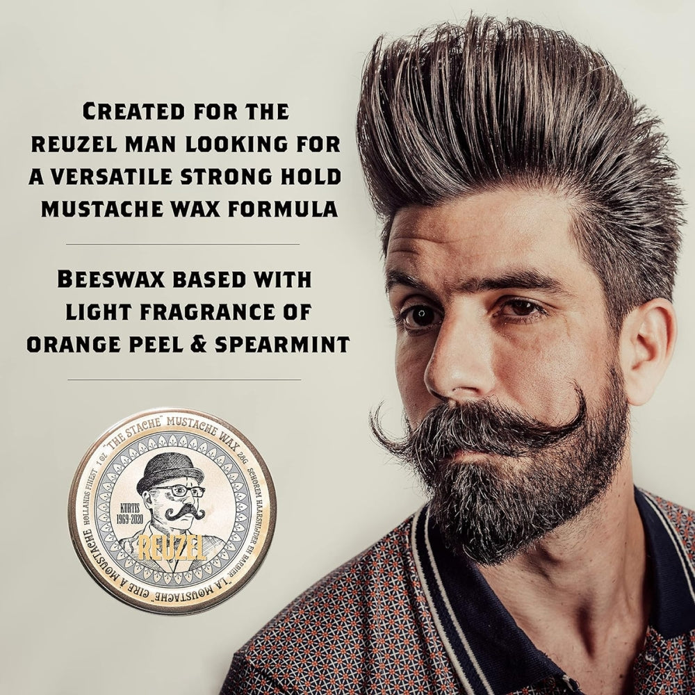 Cire a moustache "The Stache" -  Tenue forte et brillance légère (28g/1.0oz)