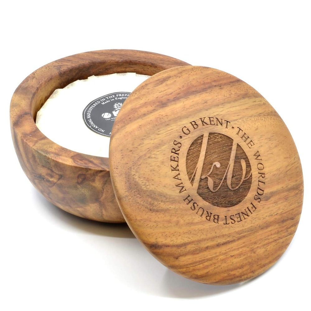 Savon de rasage dans un bol en bois (120g/4.23oz) - SB6