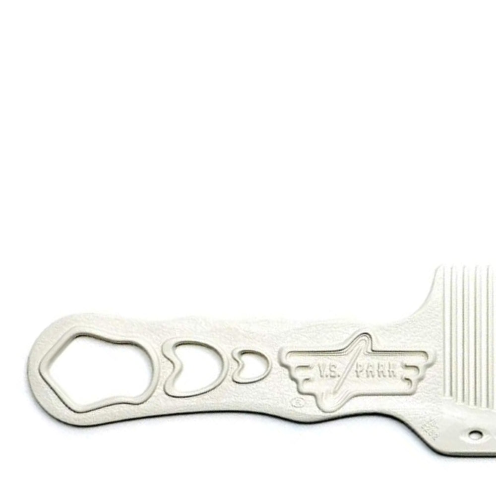 x Y.S.Park  - Peigne de tondeuse "YS-s282 Slim Type Flat Top Clipper Comb" (240mm/9.45") - Blanc