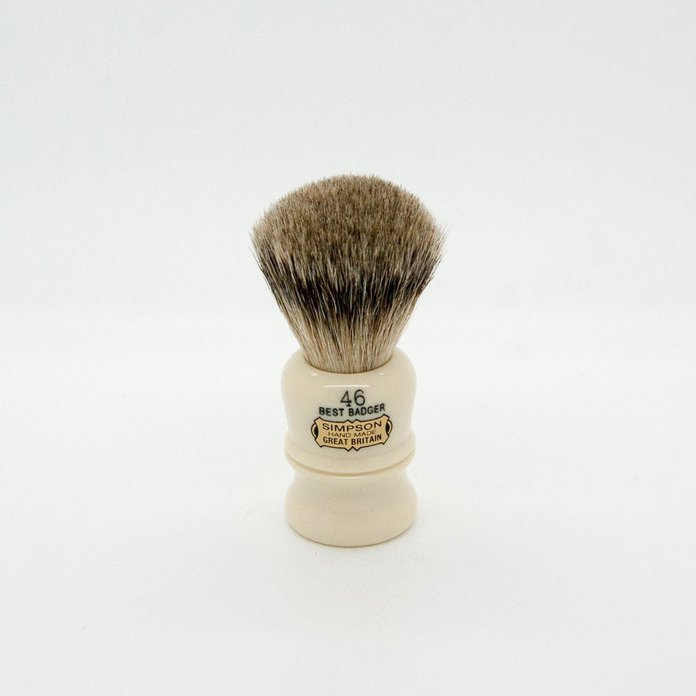 Blaireau - Berkeley 46 "Best Badger" Ivoire - Petit (19mm/0.74")