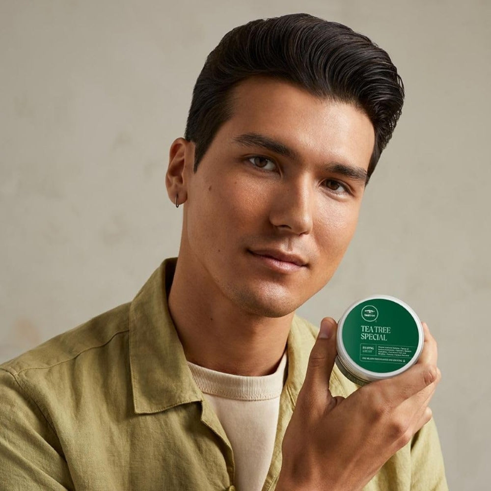 Crème a façonner "Shaping Creme Tea Tree" - Texture flexible et forte (85g/3.0oz)