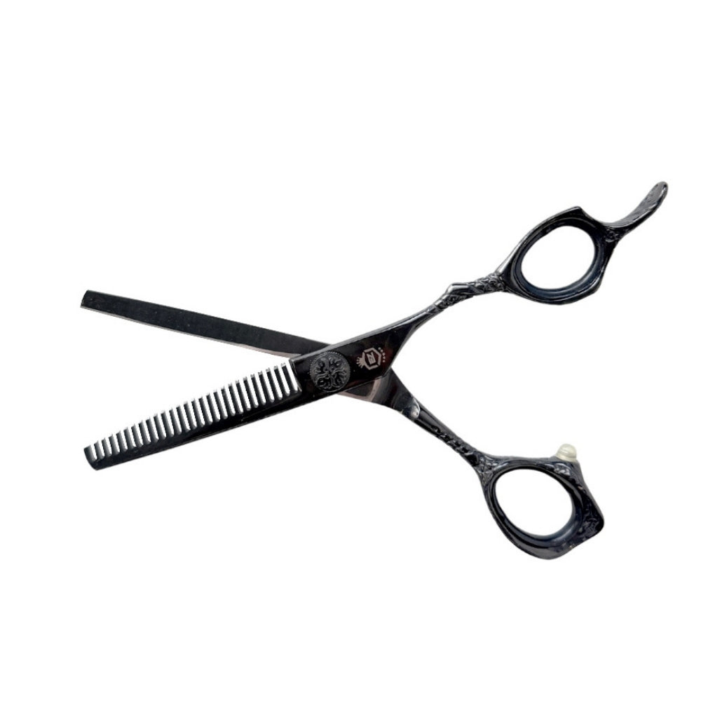 Ciseau amincisseur 27 dents "Dragon Black" (13.97cm/5.5") - Droitier
