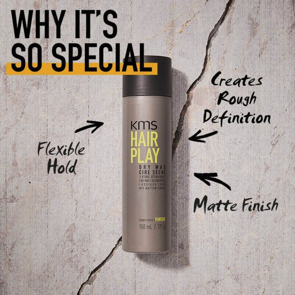 HairPlay Dry Wax Spray - Dimensional Texture and Matte Finish (124g/4.3oz)