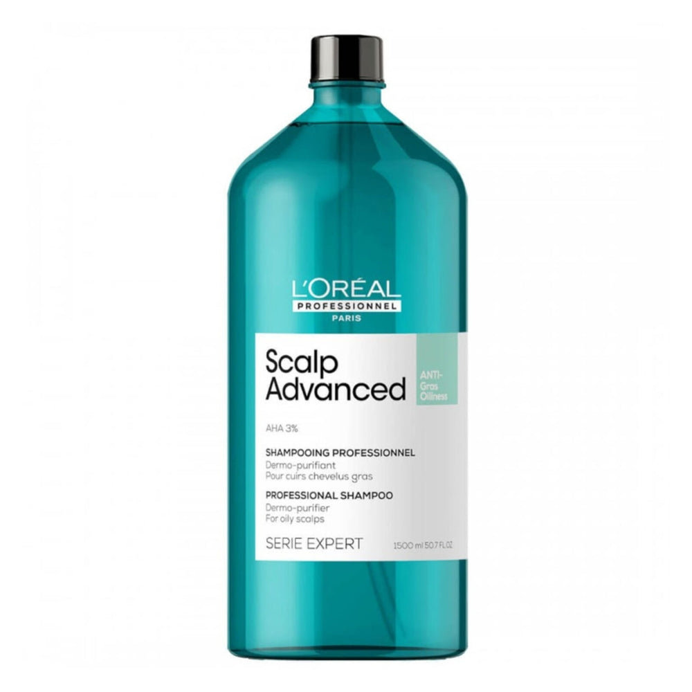 Shampoing dermo-purifiant anti-gras "Serie Expert Scalp Advanced Anti-Oilness" - Pour cuir chevelu gras