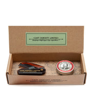 Ensemble cire à moustache "The Chap" et peigne à moustache de poche pliable CF.87T  (15ml/0.5oz)
