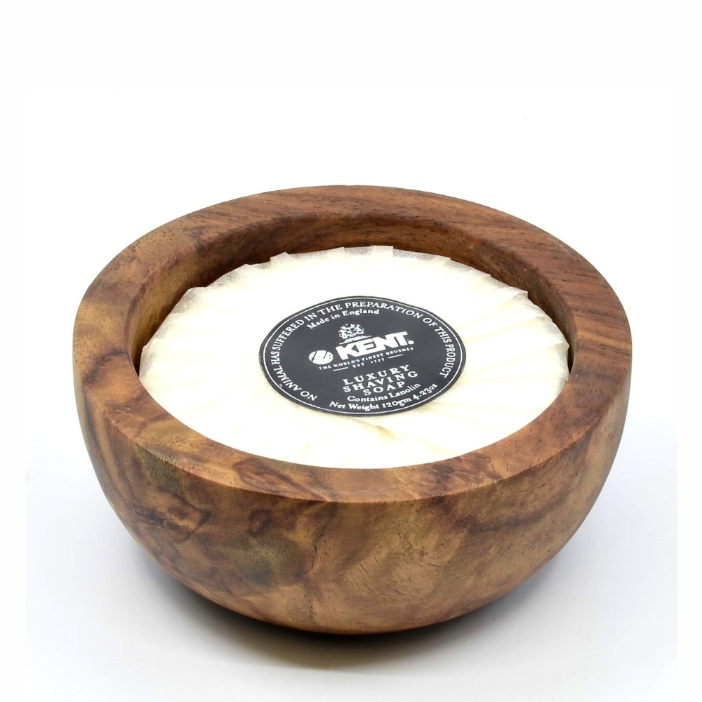 Savon de rasage dans un bol en bois (120g/4.23oz) - SB6