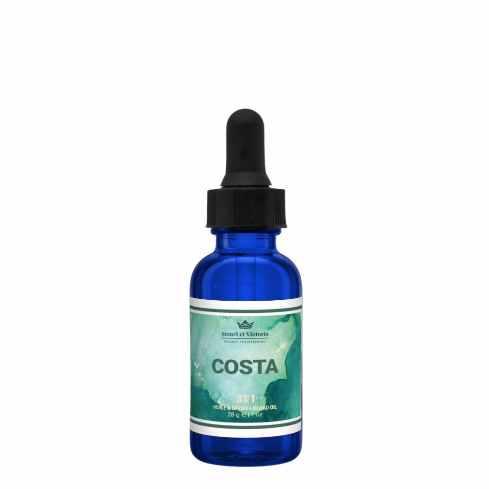 Huile à barbe 3 en 1 "Costa" (28g/1.0oz)