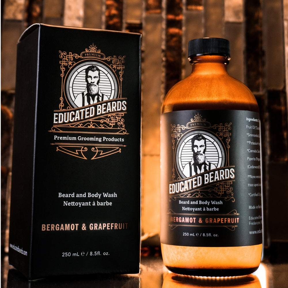 Bergamot Grapefruit Beard and Body Wash (250ml/8.5oz)
