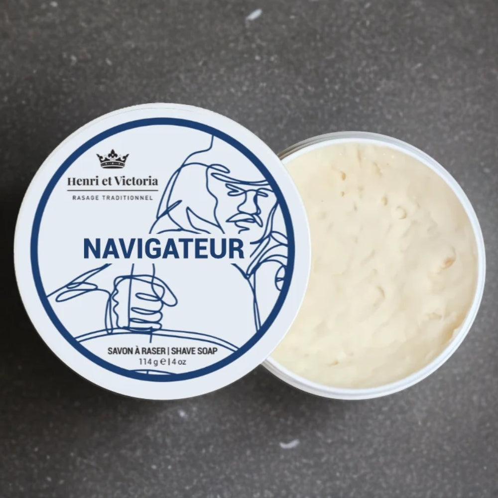 Navigateur vegan Shaving Soap (114g/4.0oz)