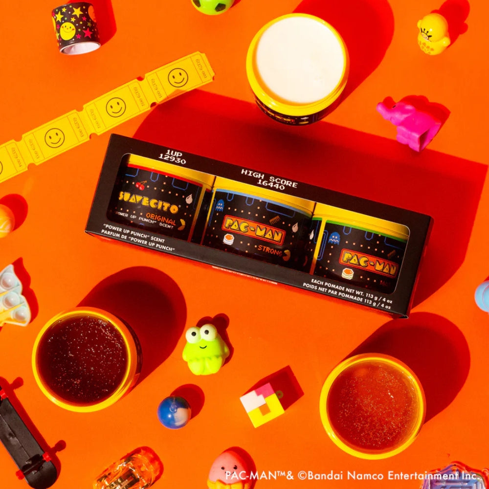 X Pac-Man - Pommade "Original Hold" Édition Power Up Punch - Tenue et brillance moyenne (113ml/4.0oz)