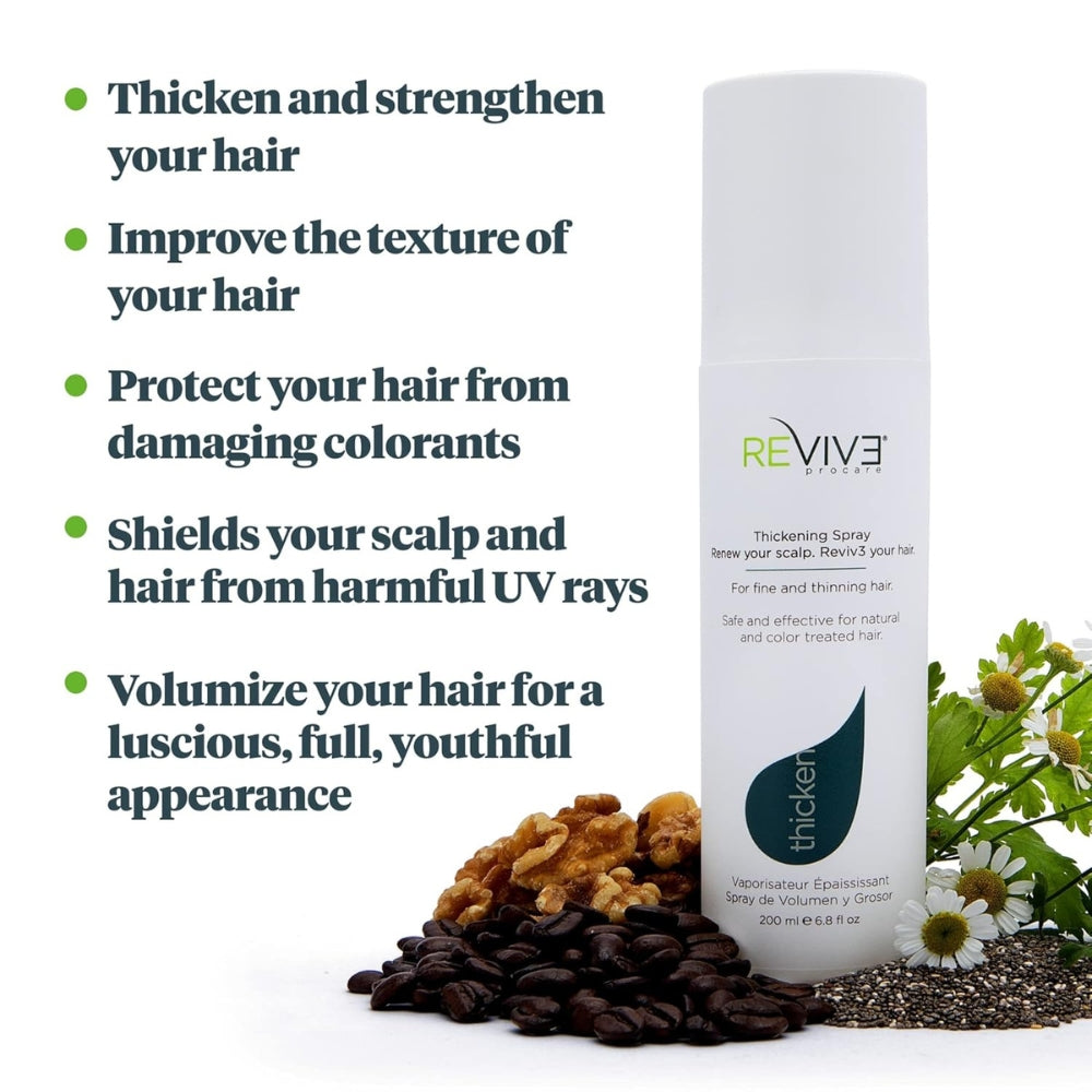 Spray épaississant "Thicken" - Pour tous types de cheveux fins ou clairsemés (200ml/6.8oz)