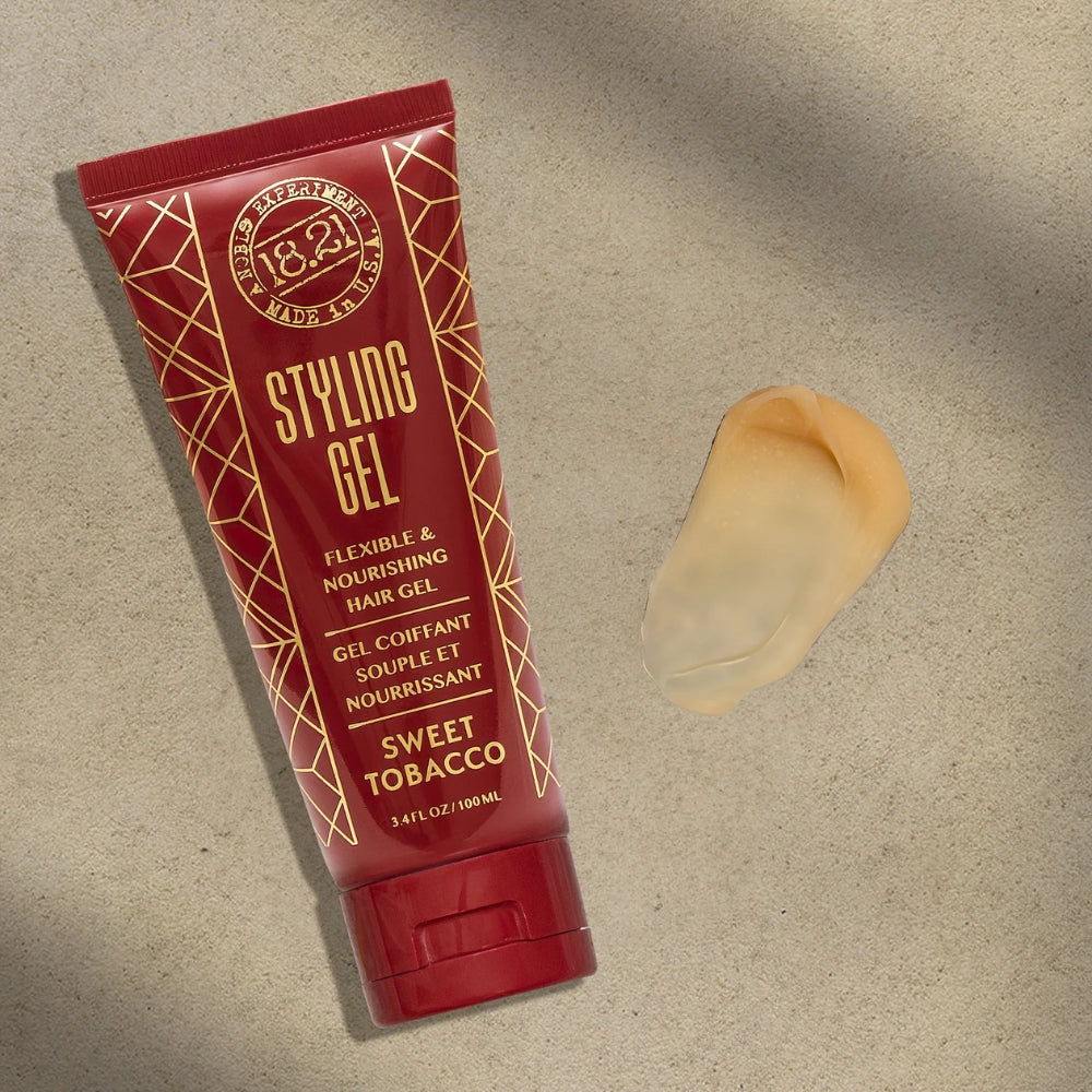 Sweet Tobacco Styling Gel - Flexible & Nourishing Hair Gel (100ml/3.4oz)