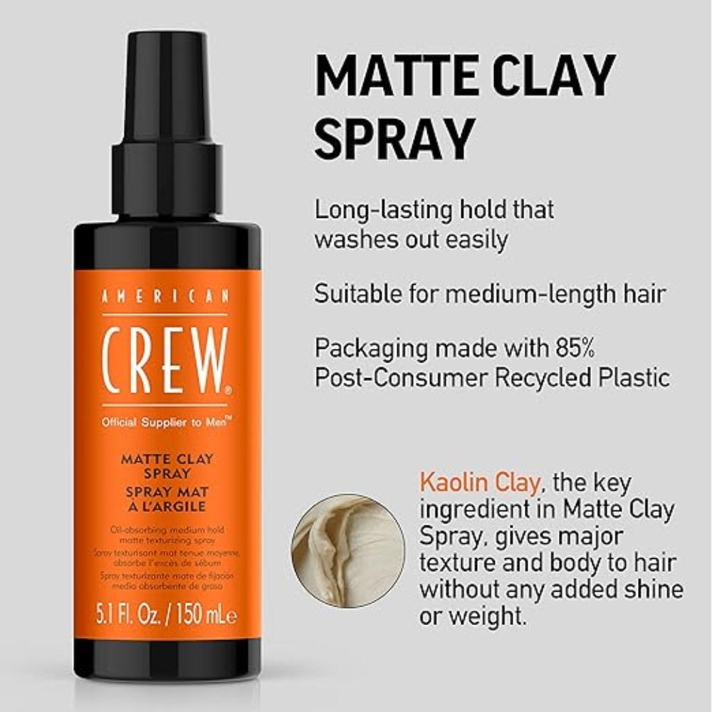 Vaporisateur d'argile "Matte Clay Spray" - Tenue moyenne et flexible, fini mate (150ml/5.1oz)