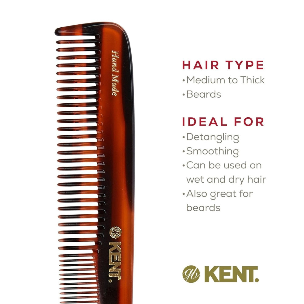 Peigne de coiffure - Large gros et fin (190mm/7.5'') - 9T