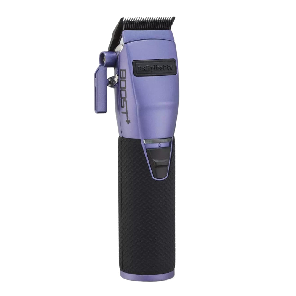 Tondeuse métallique sans fil avec pile lithium-ion "FX870PI Boost+" Édition Influenceur "Franck Da Barber" - Noir et Mauve