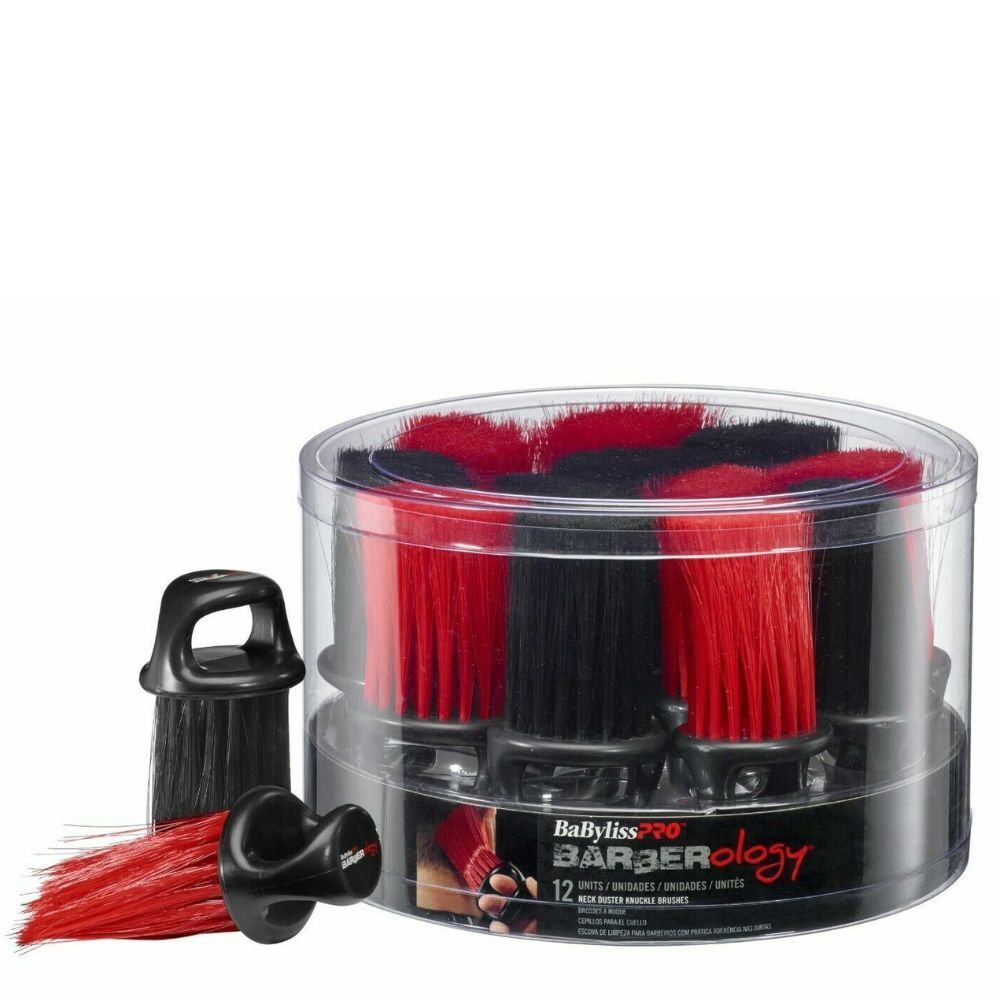 Barberology Neck Duster Knuckle Brush - Black