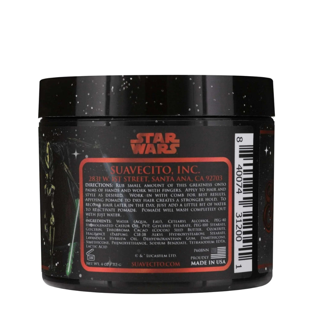 X Star Wars - Pommade d'argile "Matte Pomade" Édition General Grievous Dark Side - Tenue moyenne, fini mat (113ml/4.0oz)