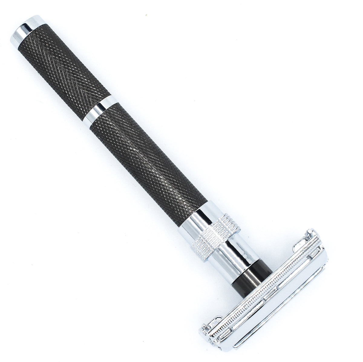 Rasoir de sûreté 96R ouverture papillon - Graphite et chrome