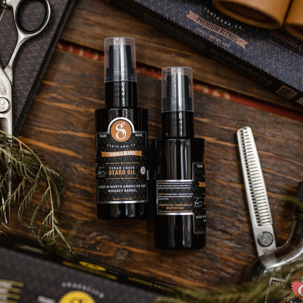 Premium Blends Beard Oil - Cedar Cabin (30ml/1.0oz)