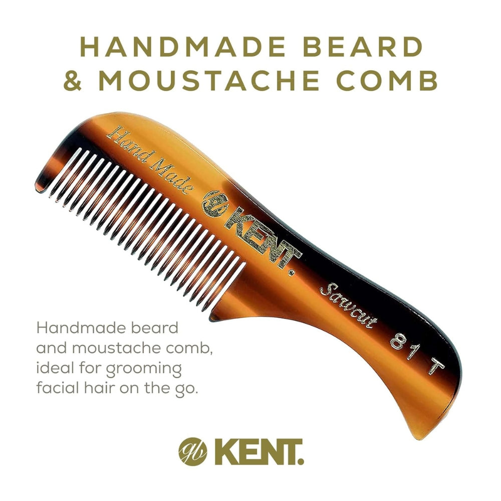 81T Beard And Moustache Comb, Fine (70mm/2.8")
