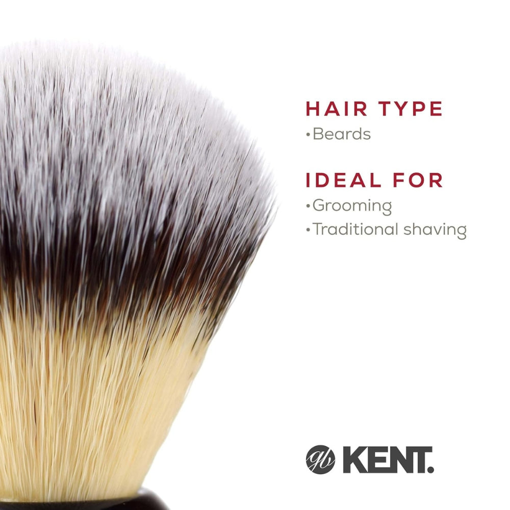 Synthetic Black Shaving Brush - Medium (22mm/0.87") - BLK4S