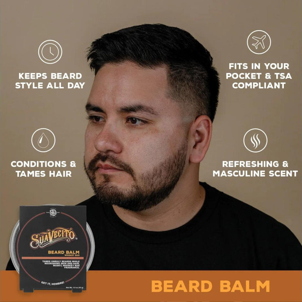 Whiskey Bar Beard Balm - Tames unruly beards (42g/1.5oz)